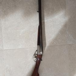 Fusil St Étienne calibre 12 juxtaposé éjecteur