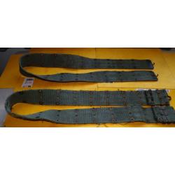 ARMEE AMERICAINE U.S : LOT DE 2 PIECES ABIMEES POUR REPARATION CEINTURON MILITAIRE , FABRICATION PER