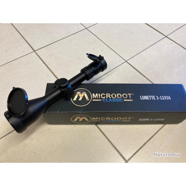 Vends lunette MICRODOT Classic 3-12x56IR