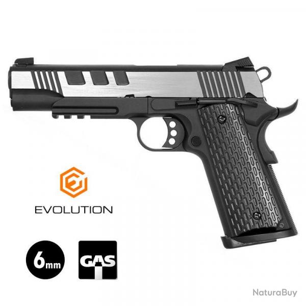 PISTOLET AIRSOFT EVOLUTION E911 DEFENDER Steel Gaz