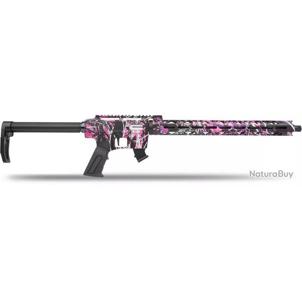 Extra Promo ! Carabine Derya TM22 - 22 Lr - Rose / noire - 18" - 10 cps - DERTM22A18C162L