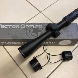 Vends lunette VECTOR OPTICS Forester 2-10x40 réticule lumineux