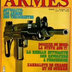 l'amateur d'armes 17, fusil d'assaut steyr aug 77, smith et wesson revolving rifle, pm wz 63,