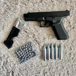 Pret a tirer  Glock 17 gen 5 t4e cal 43 5joules NEUF