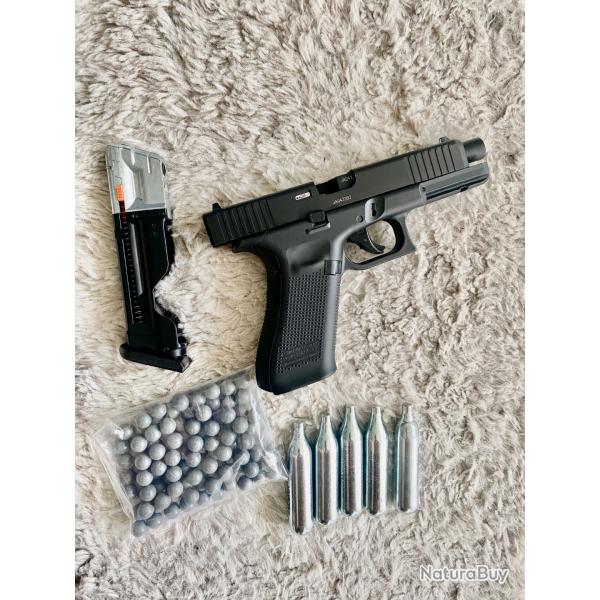 Pret a tirer  Glock 17 gen 5 t4e cal 43 5joules NEUF