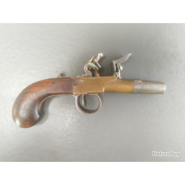 Pistolet de marine  silex type "queen ann"