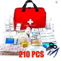 Trousse de premiers secours 210 pièces, sac médical Portable. C