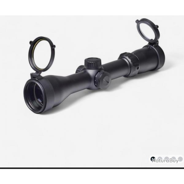 Lunette de carabine Solognac 1,5-6x44 rticule lumineux diamtre 30mm neuve