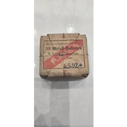 Boite de 10 Cartouches  1892  calibre 10.4 x 38R