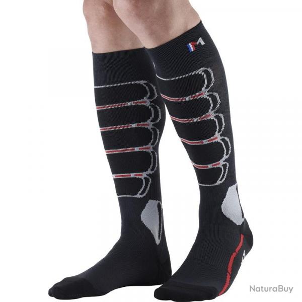 Chaussette de Ski Monnet "Ski Energy Racing" 43 - 44 Noir
