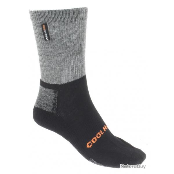Chaussette de Randonne Elementerre "Notos" 43 - 46 Noir