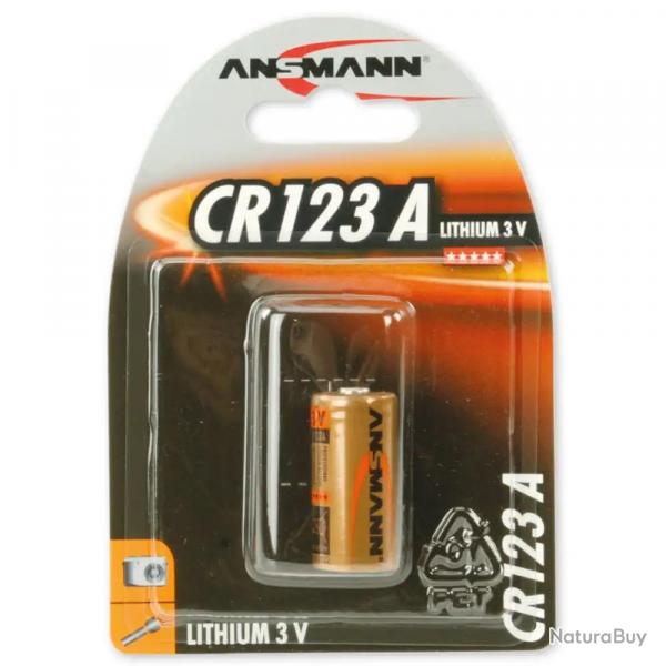 Pile Lithium CR123 3 volts Ansmann
