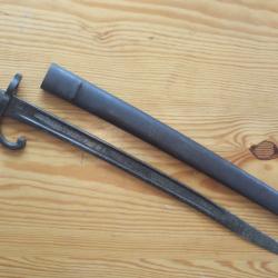 Baïonnette Chassepot scolaire