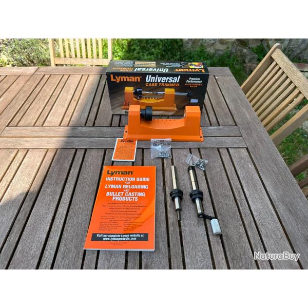 Raccourcisseur de douilles - Lyman Universal Case Trimmer avec adaptateur visseuse