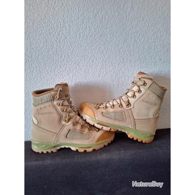 Chaussures/Rangers LOWA Elite désert occasion de l'armée française - Pointure 46