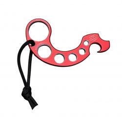 opédef!  Poing Americain BASTINELLI rouge porte clé
