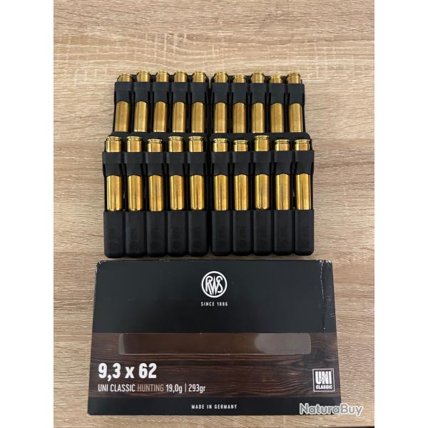 Balles RWS Uni Classic Hunting 9,3*62 19g 293 gr