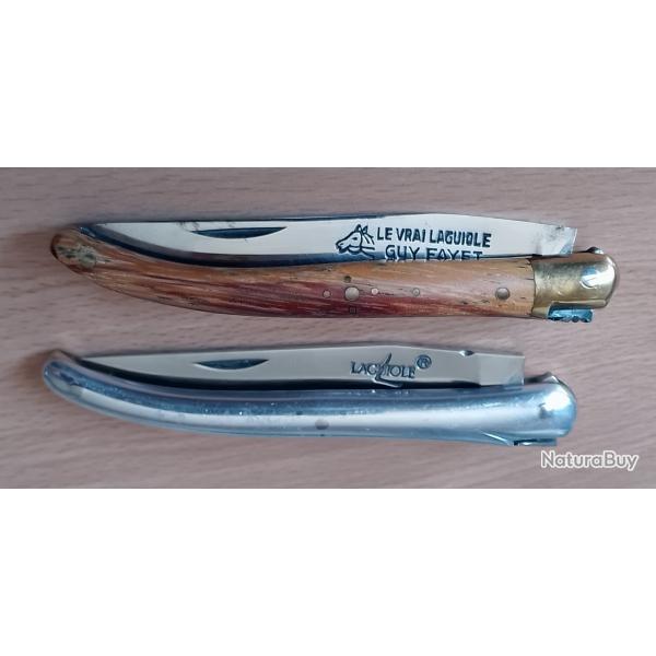 LAGUIOLE lot de 2 couteaux