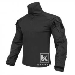 Chemise combat AS-K02 KRYDEX avec coudières - Noir / L