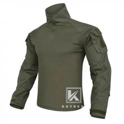 Chemise combat AS-K02 KRYDEX avec coudières - Vert armée / S