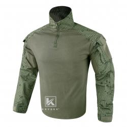 Chemise combat AS-K02 KRYDEX avec coudières - Vert clair / M