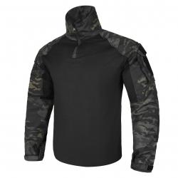 Chemise combat AS-K02 KRYDEX avec coudières - Multicam noir / S