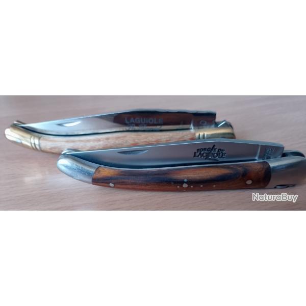 Lot LAGUIOLE 2 couteaux