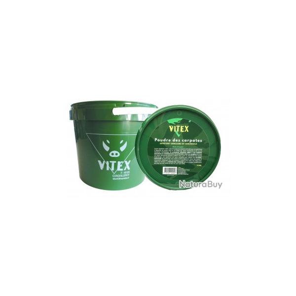 Poudre des carpates VITEX appetent sanglier et chevreuils seau 2.5kg