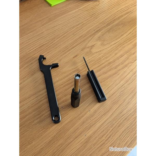 Kits outils chasse goupilles, TV guidon, chargeur pour glock