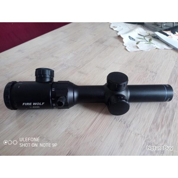Lunette Fire Wolf 1-4x20