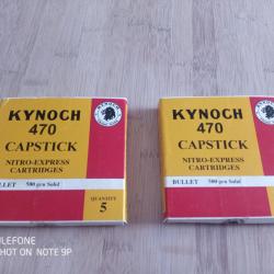 Boite vide Kynoch 470 Capstick