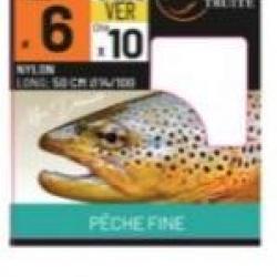 HAMECONS MONTES DELACOSTE SPECIAL VERS PECHE PAR 10 Taille 10 0.16mm