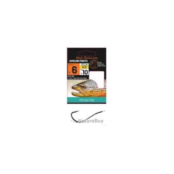 HAMECONS MONTES DELACOSTE SPECIAL VERS PECHE PAR 10 Taille 10 0.16mm
