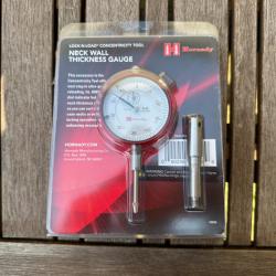 outil de vérification d'épaisseur de collet Hornady - Neck Wall Thickness gauge