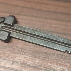 Planchette de hausse de Mauser 98 Az allemande ww1 et son curseur