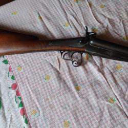 Fusil à broche type Lefaucheux  Saint Etienne COACH GUN en calibre 16/65