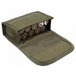 ÉTUI À MUNITIONS 10 EMPLACEMENTS POUR CALIBRE 12 - VERT - LIVRAISON GRATUITE