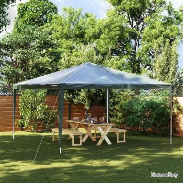 Tente de rception professionnelle 4x4 m Vert 90 g/m