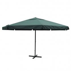 Parasol vert aluminium 500 cm