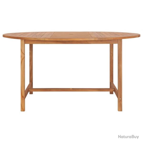 Table de jardin 150x76 cm Bois de teck solide