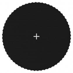 Tapis de saut Tissu Noir pour trampoline rond de 3,66 m