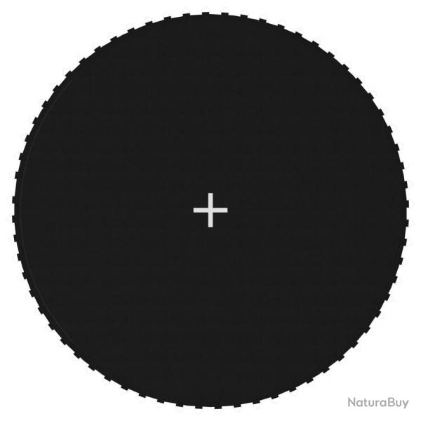 Tapis de saut Tissu Noir pour trampoline rond de 3,66 m