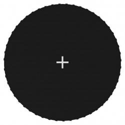 Tapis de saut Tissu Noir pour trampoline rond de 3,05 m