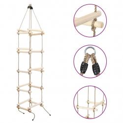 Échelle de corde pour enfants 200 cm Bois