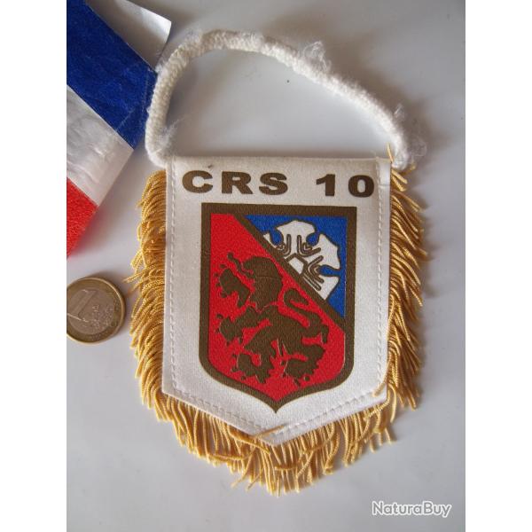 fanion Compagnie Rpublicaine de Scurit CRS 10  Le Mans Sarthe