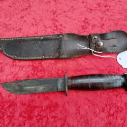Couteau USN ww2 CAMILLUS NY finition black