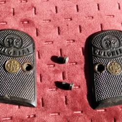 Plaquettes et vis pistolet Colonial 6.35