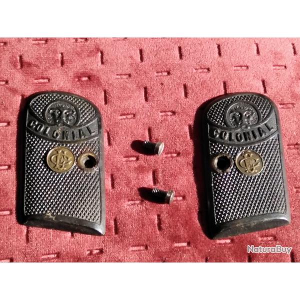 Plaquettes et vis pistolet Colonial 6.35