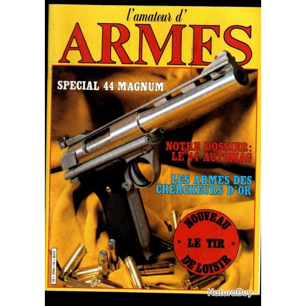 l'amateur d'armes 14, le 44 automag, l'arbalte, sfm, dmontage smith et wesson mod.60, 44 magnum