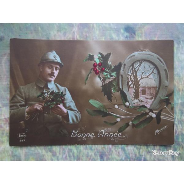carte postale crite dcembre 1917 document militaire